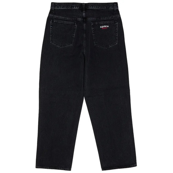 Supreme Baggy Jean (FW25) Black Mens Size 32 - Picture 2 of 7